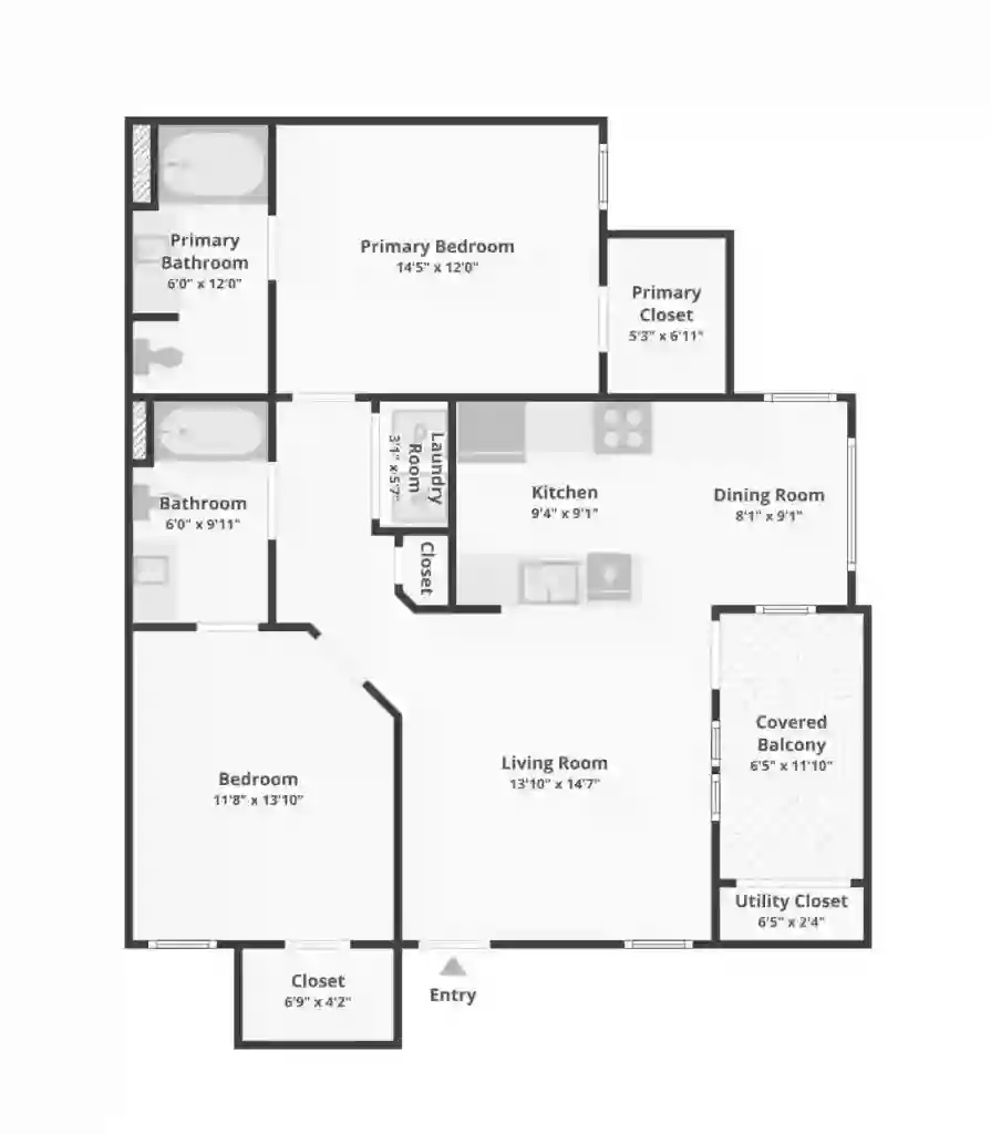 Sunrise Apartments Floor Plan