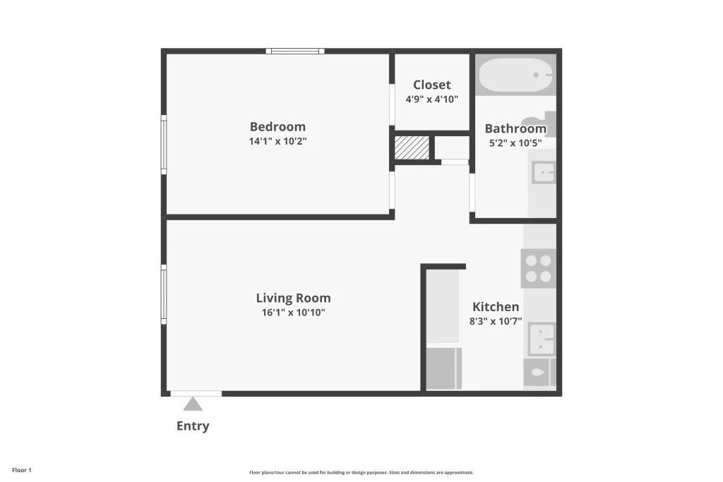 Ashford Manor 1-Bedroom 1-Bath